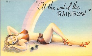 At the end of the rainbow Girl in her underwear Bathing Beauty Unused 