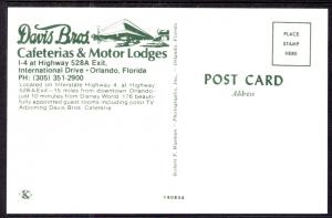 Davis Bros Cafeterias and Motor Lodges,Orlando,FL