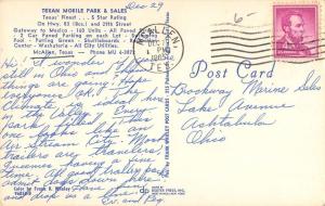 McAllen Texas Mobile Park And Sales Multiview Vintage Postcard K39909