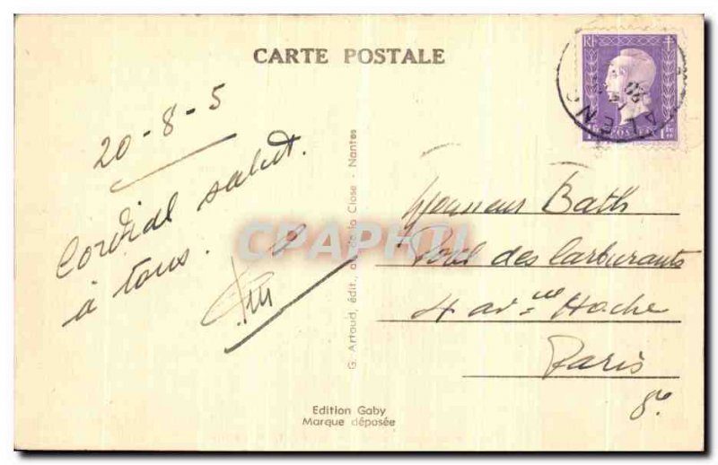 Old Postcard Alencon La Riviere Sarthe