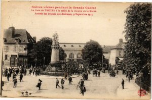 CPA AK TROYES - pendant la Grande Guerre, la Gare (179072)