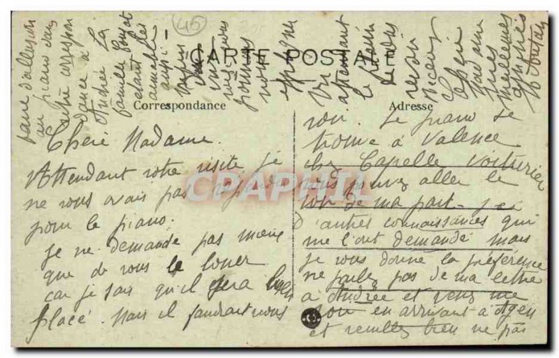 Old Postcard Agen Post