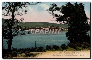 Old Postcard The Bidasoa Hendaye and Hondarribia Spain