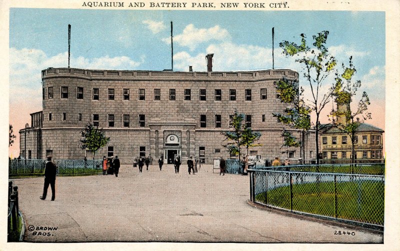 NY - New York City. Aquarium and Battery Park