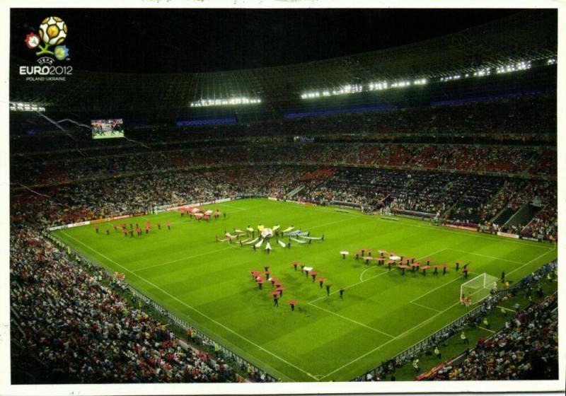 ukraine, DONETSK, Donbass Arena, Shakhtar (2013) Stadium Postcard Euro 2012