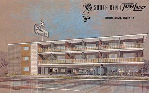 South Bend Travelodge Indiana postcard