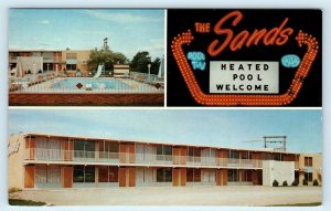 WALL, SD South Dakota ~SANDS MOTEL c1960s Roadside Pennington County Postcard