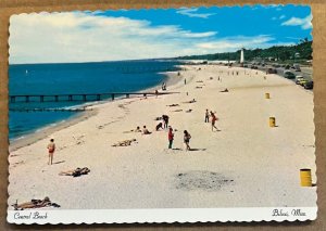 UNUSED POSTCARD - CENTRAL BEACH, BILOXI, MISSISSIPPI