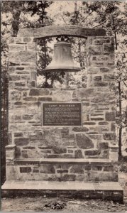 Bell Tower at Camp Wightman, Baptist Camps of CT Norwich CT c1965 Postcard X47