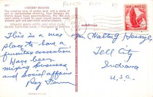 Crescent Beaches Dorado Puerto Rico Postal used unknown 