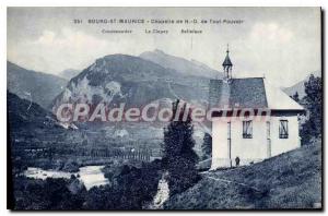 Postcard Bourg St Maurice Old Chapel N D All Power