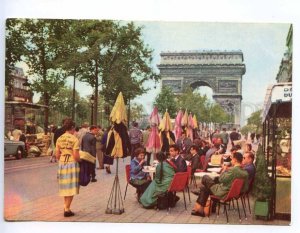 239510 FRANCE PARIS Champs-Elysees old postcard