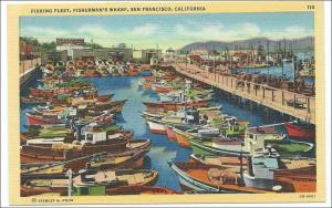 Fishing Fleet, Fishermans Wharf, San Francisco CA