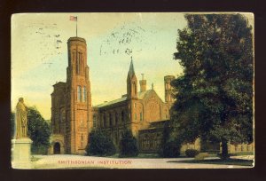 Washington, DC Postcard, Smithsonian Institute, 1910!
