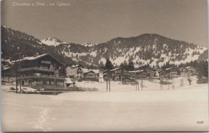 Switzerland Chesières sur Ollon Les Cytises Vintage RPPC C217