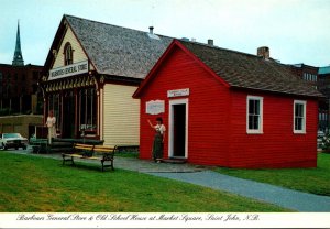 Canada New Brunswick St John Barbours General Store & Old School House At Mar...