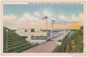 Wheeler Dam at Muslce Shoals, FLorence, Sheffield and Tuscumbia, Alabama, 30-40s