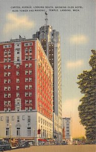 Capitol Avenue Old Tower And Masonic Temple - Lansing, Michigan MI  