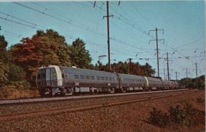 Penn Central Railroad Metroliner Metuchen New Jersey October 1970 Postcard