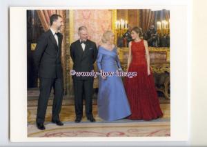 er0330 - Prince Charles & Camilla, Dinner at Palacio Real, in Madrid - postcard