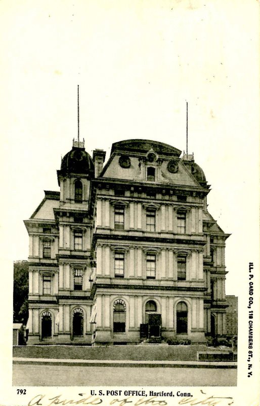 CT - Hartford. US Post Office circa 1904