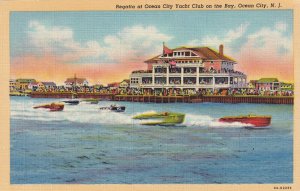 OCEAN CITY, New Jersey, 1930-1940s; Regatta At Ocean City Yacht Club On The Bay