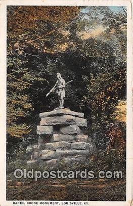 Daniel Boone Monument Louisville, KY, USA 1926 