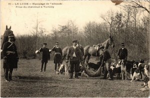 PC LE LUDE EQUIPAGE DE TALHOUET PRISE DU CHEVREUIL HUNTING SPORT (a34974)