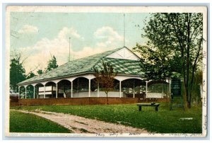 1908 Dancing Pavilion High Bridge Park Building High Bridge Kentucky KY Postcard