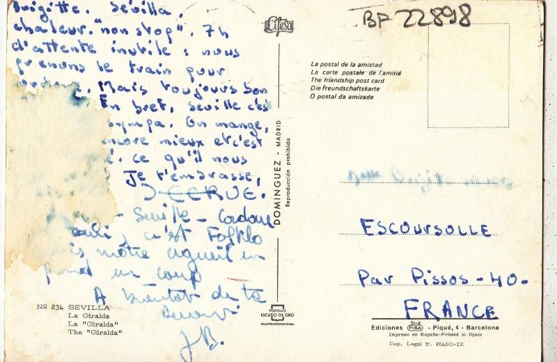 BF22898 sevilla la giralda  spain front/back image