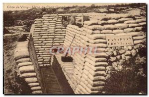 Old Postcard Approval Vimy Canadian Frontline Army