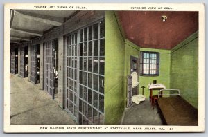 Stateville-Joliet IL~Inside 6.67 'x10.5' Cell~Whole Row~State Penitentiary~1920