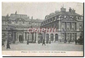 Old Postcard Paris The state Board Place du Palais Royal