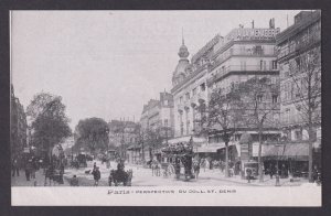 FRANCE, Postcard RPPC, Paris, Perspective Du Boul St Denis