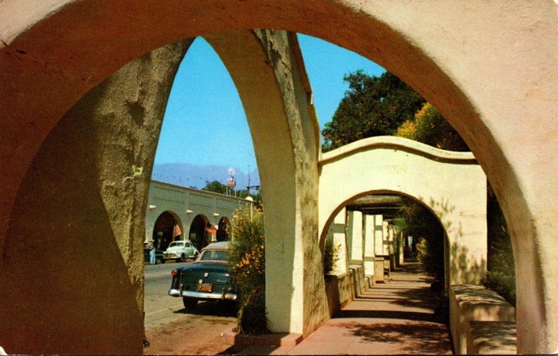 California Ojai Arcade Arches 1967