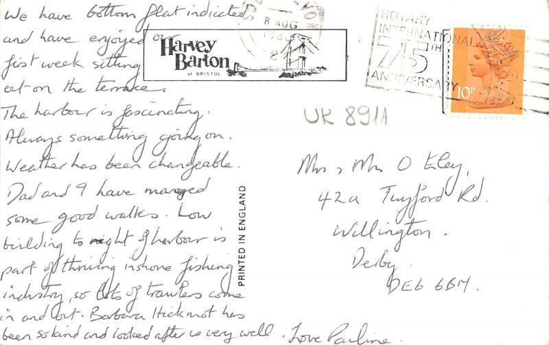 uk8911 brixham harbour devon uk