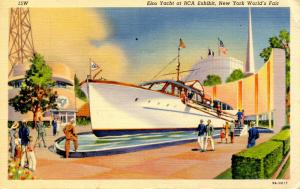 NY - 1939 New York World's Fair. Elco Yacht at RCA Exhibit