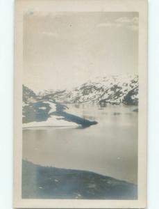 old rppc NICE VIEW Naerofjord - Aurland In Sogn Og Fjordane Norway i3011