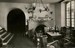 luxemburg, GRUNDHOF, Hotel Brimer, Interior (1950s) RPPC Postcard