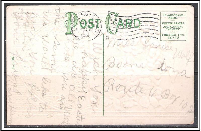 A Happy Easter - Flowers - Cross - Embossed