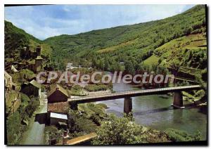 Old Postcard Brouse Aveyron Chateau Panoramic view of the Chateau