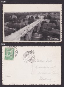 LUXEMBOURG, Postcard, Luxembourg, Pont Adolphe, RPPC