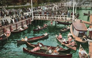 Postcard Boating Scene Seattle Washington