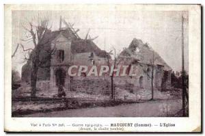 Old Postcard Maucourt The Church Army