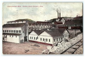 1912 Independence Mine Postcard Cripple Creek District Colorado  