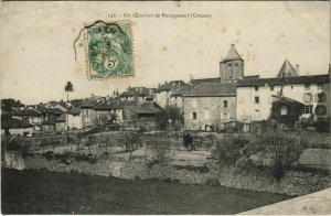 CPA BOURGANEUF Un Quartier de Bourganeuf (1143564)