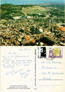 CPM AK Jerusalem Bird's eye view ISRAEL (733649)