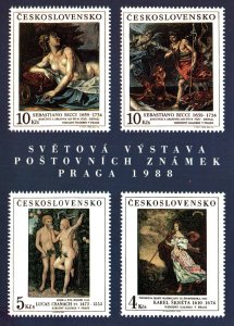 Czechoslovakia Painting Stamps BIN