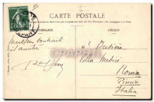 Old Postcard Aviation Zeppelin airship Clement Bayard heading to Montmartre V...