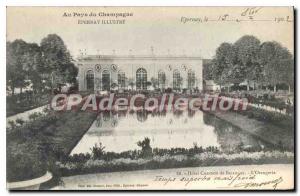 Old Postcard Epernay Htel Chandon de Briailles orangery